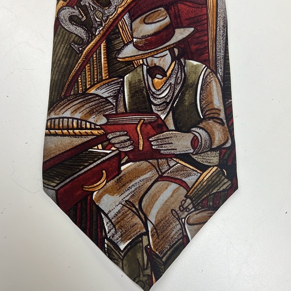 The Beatles Vintage Rocky Raccoon Song 100% Silk Tie - Picture 8 of 14